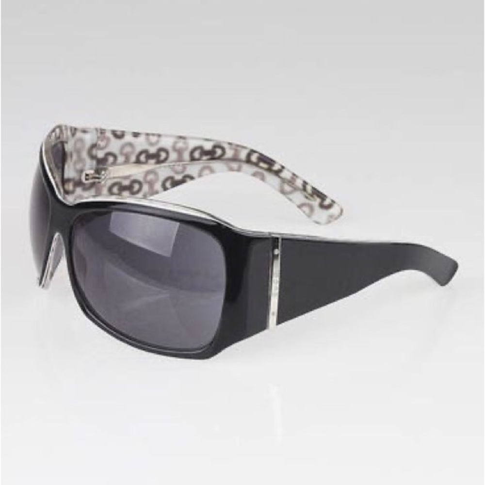 GUCCI Oversized Frame Horsebit Sunglasses